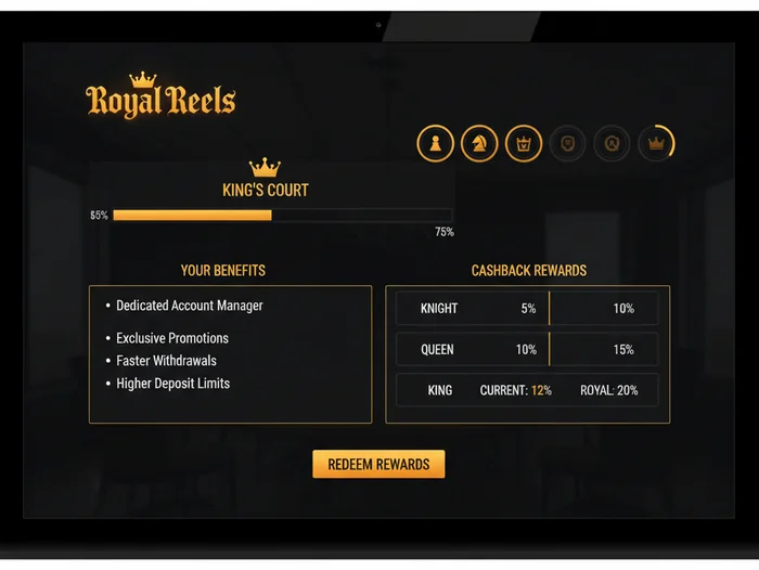 Royal Reels Casino Bonus